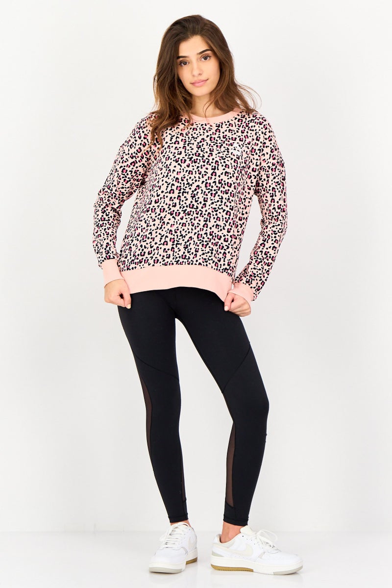 PUMA Women Crew Neck Long Sleeve Outdoor Sweatshirts, Multicolor - Image 3