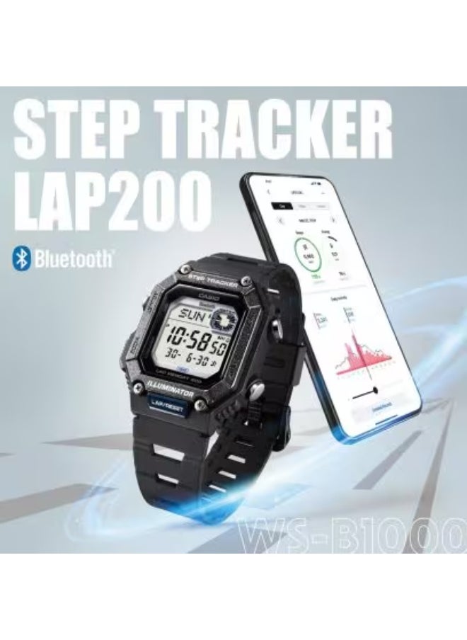 CASIO Men's Resin Digital Watch WS-B1000-1AVDF - 41.3 mm  - Image 2