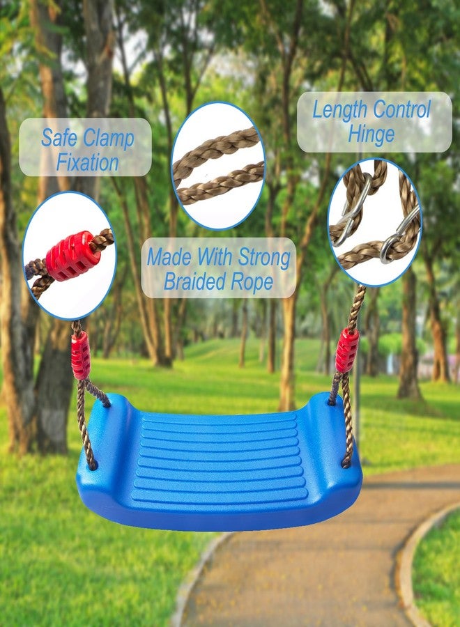 IFOYO Tree Swing Seat, Swing Set Accessories for Kids Outdoor & Indoor Playground, Blue - Image 2