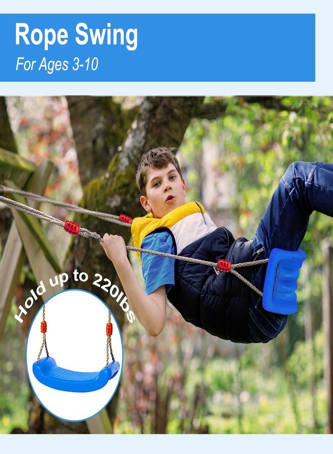 IFOYO Tree Swing Seat, Swing Set Accessories for Kids Outdoor & Indoor Playground, Blue - Image 4