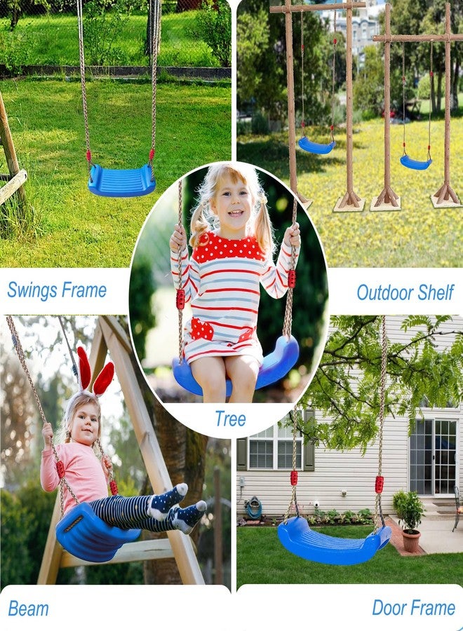 IFOYO Tree Swing Seat, Swing Set Accessories for Kids Outdoor & Indoor Playground, Blue - Image 3