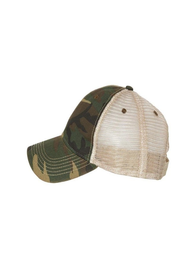 Legacy Old Favorite Trucker Cap One Size Army Camo/Khaki - Image 3