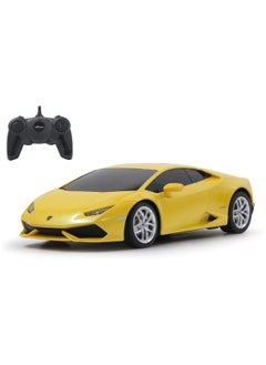 RASTAR Official Licensed Lamborghini HURACÁN LP610-4 1:24 Scale Electric Remote Control Sport Racing Hobby Toy Car, RC Car Model Vehicle Gift for Boys, Girls, Teens and Adults - Yellow  - Image 2