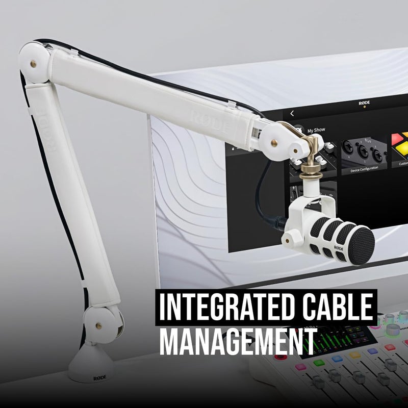 RODE RÃ˜DE PSA1+ Professional Studio Arm with Spring Damping and Cable Management (White) - Image 3