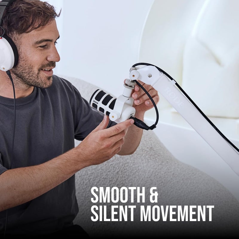RODE RÃ˜DE PSA1+ Professional Studio Arm with Spring Damping and Cable Management (White) - Image 5