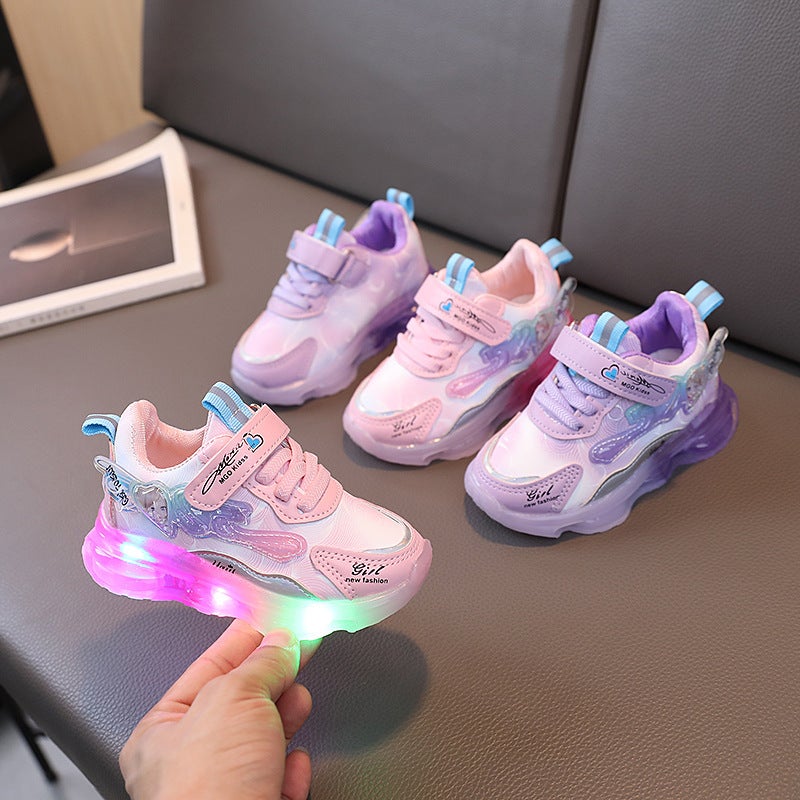 Mesh Sneakers Lightweight Flexible Sole Walking Shoes For Kids Indoor And Outdoor Activities - Image 2