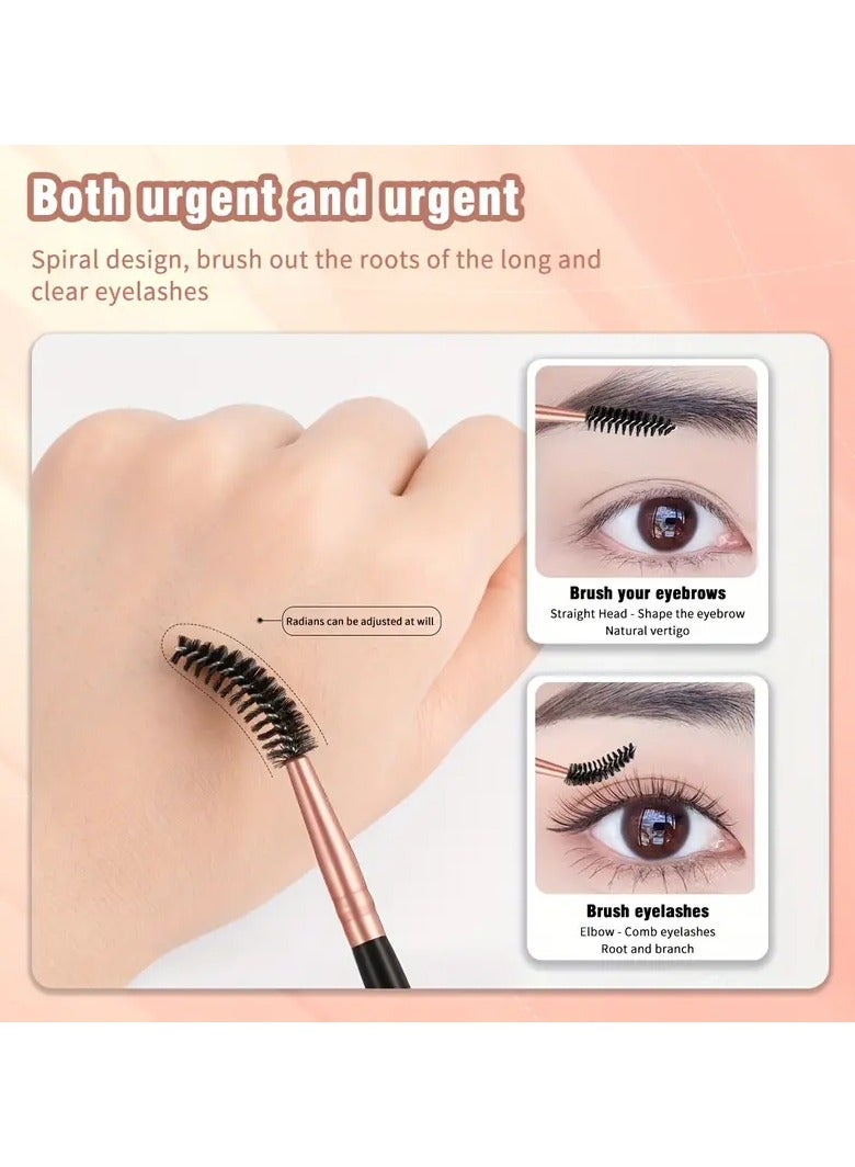 Goolsky Eyebrow Brush - Premium Nylon Bristle, Angled Oval Brush, Spoolie Brush for Defining and Shaping Brows - Unscented, Suitable for All Skin Types - Image 5