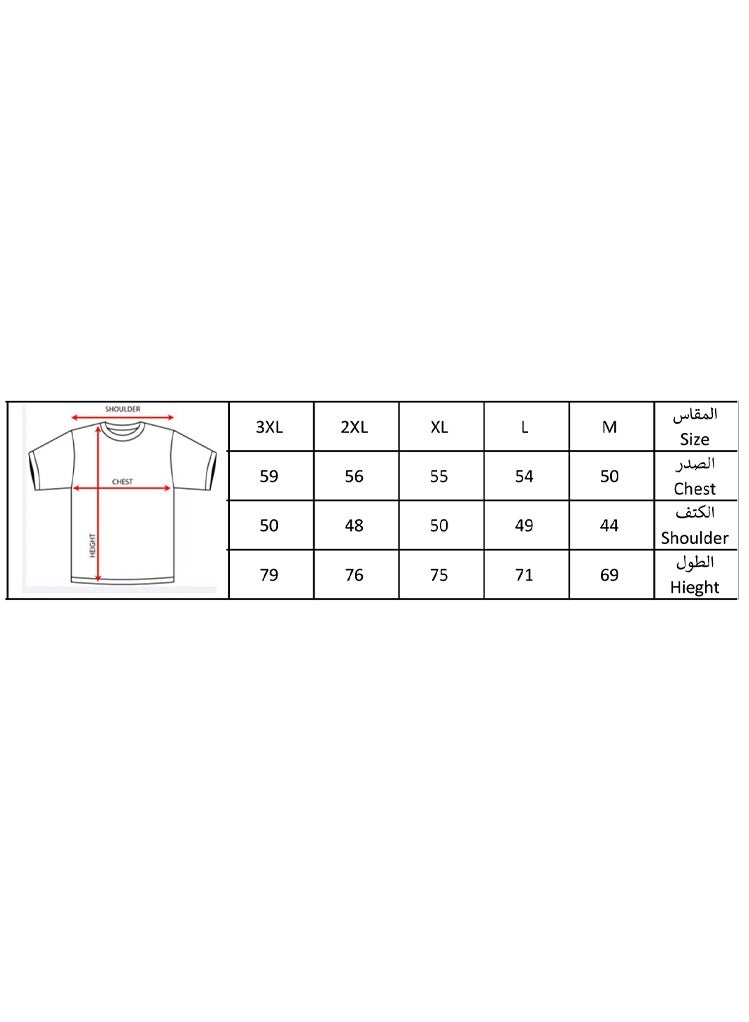 FUN MOMENT Short sleeve round neck T-shirt with Palestine print - Image 2