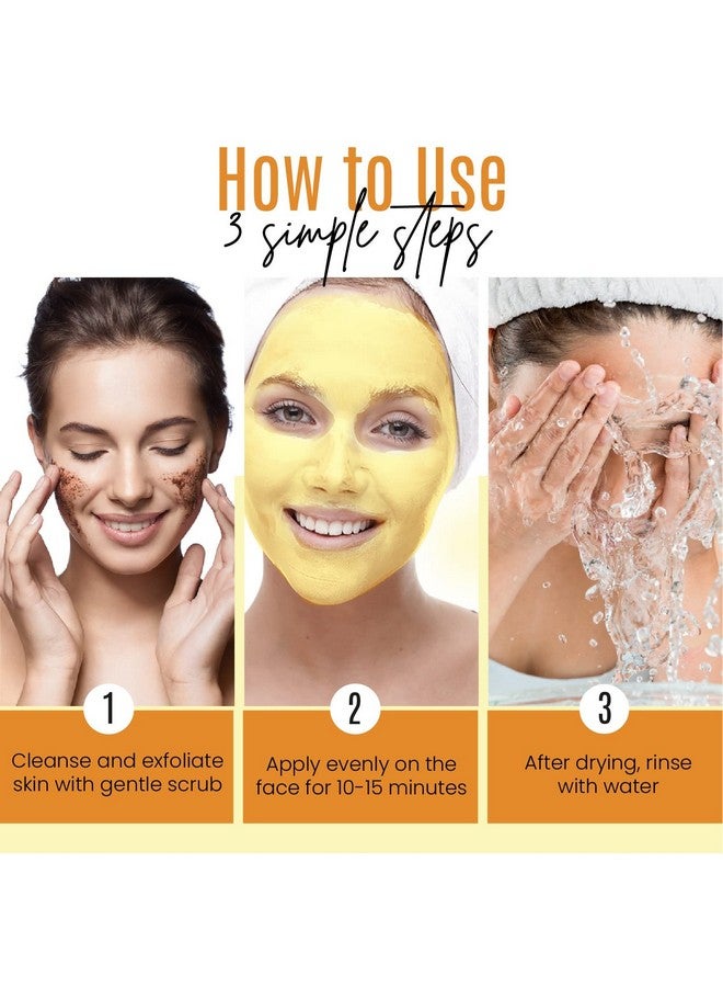 dermaxgen Organic Turmeric Mask Stick For Clear Radiant Skin Acne & Scars Reduction Healing Clay Pore Cleansing Facial Mask Improve Skin Tone And Texture Allnatural 1.4 Oz - Image 5