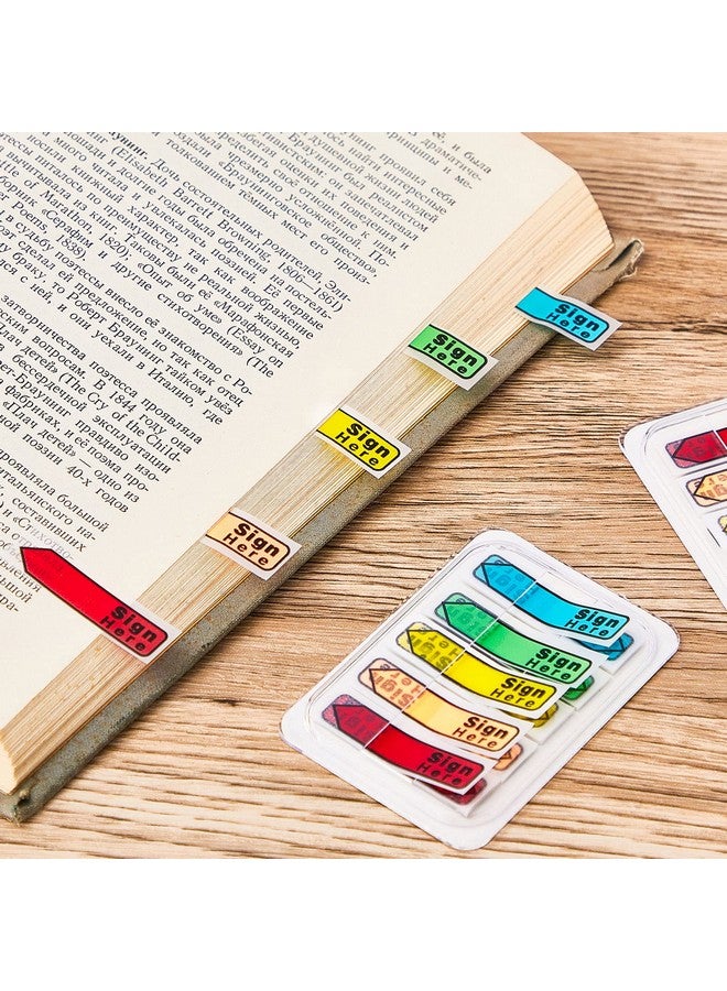 تيلينغ 2000 قطعة/ 20 عبوة، علامة هنا، علامات تبويب التاريخ، علامة هنا، ملصقات تسجيل التاريخ، 5 ألوان مع موزع سهم علم علامة هنا علامات التبويب مع موزع سهل النشر لورق كتب كاتب العدل (نمط لطيف) - Image 5