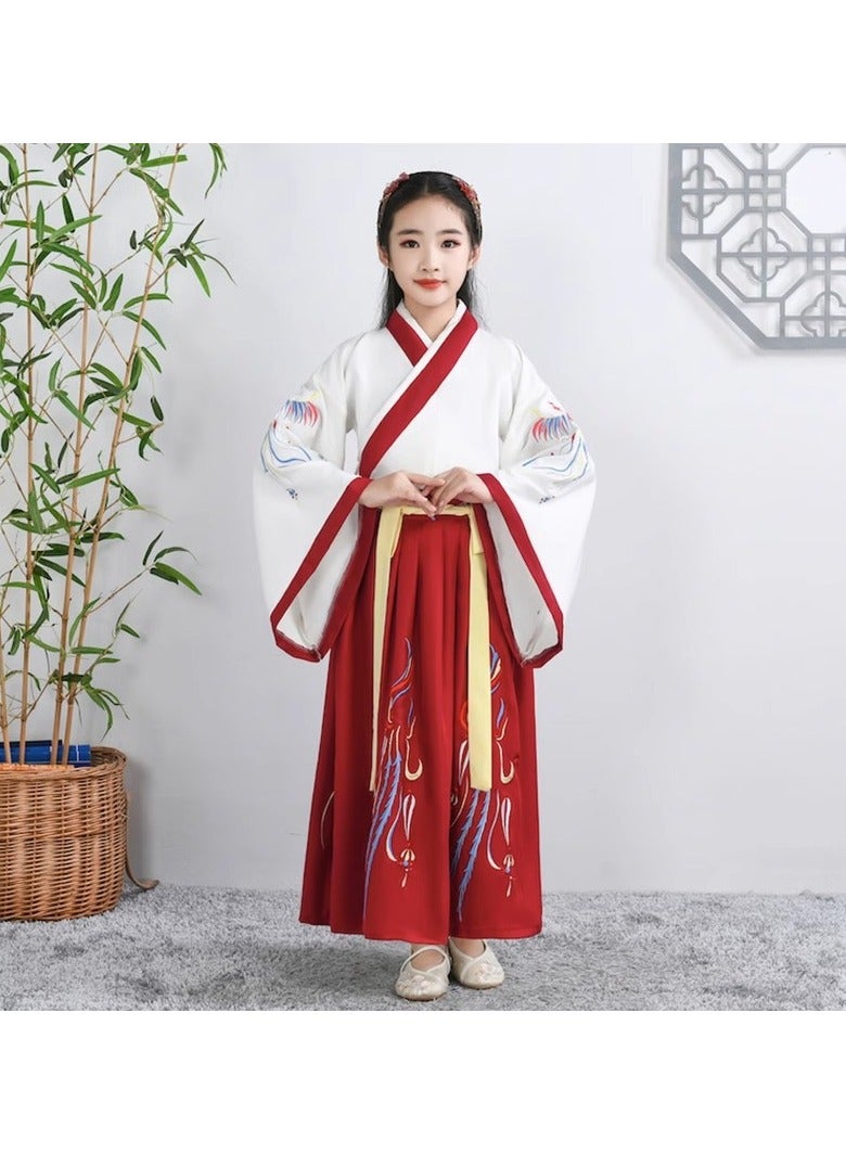 general Traditional Girl's Ancient Hanfu Costume - Elegant Princess Performance Dress for Stage, Cosplay & Cultural Events - Image 1