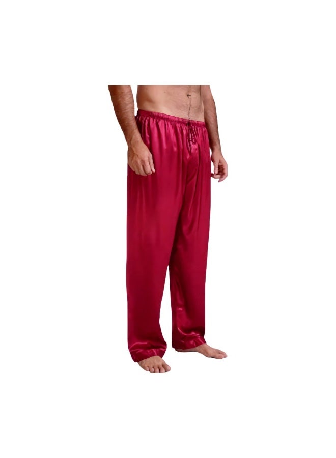 Men's satin trousers