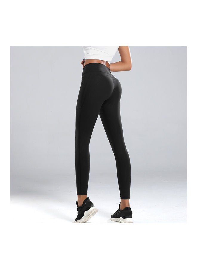 اسم المحتوى ناريلا بنطال ضيق لليوغا سريع الجفاف L - Image 2