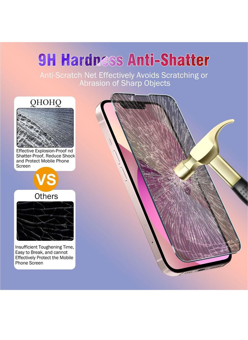vesus iPhone 13 Pro Max privacy tempered glass [privacy protection, 9H hardness, scratch-resistant], anti-spy screen protector - Image 3