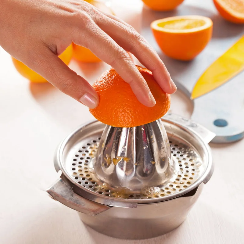 Simply Kitchen  Kasanova-Citrus Juicer Squizito Stainless Steel Ideal Kraft-16.5CM-Silver  | Best Price UAE