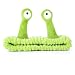 Molain Face Wash Headband Palm and Snail Spa Hair Bands Makeup Headbands Women Cartoon Cute Coral Fleece Elastic Headband Creative Hair Accessories for Washing Face Shower Sports Fluorescent Green - Image 2