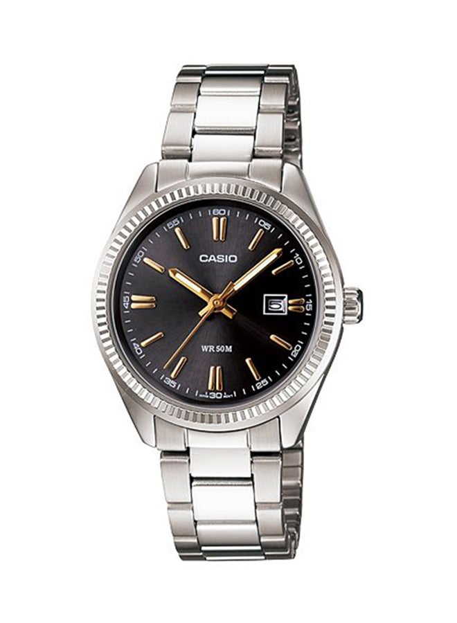CASIO Women Water Resistant Analog Watch LTP-1302D-1A2 - 35 mm - Silver - Image 1