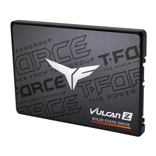 TEAMGROUP T-Force Vulcan Z 2TB SLC كاش 3D NAND TLC 2.5 بوصة SATA III قرص صلب داخلي SSD (سرعة القراءة/الكتابة تصل إلى 550/500 ميجابايت/ثانية) T253TZ002T0C101 - Image 2