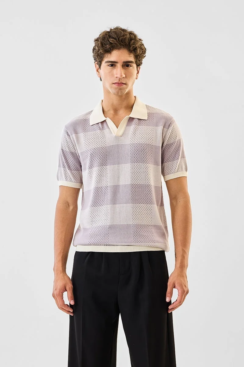 SNITCH 100% Cotton Knitted Polo T-Shirt