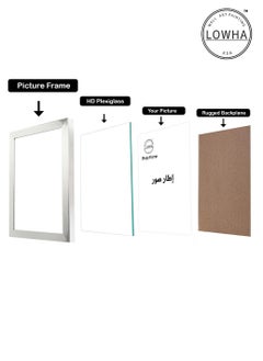 LOWHA Set Of 6 Wall Or Tabletop Stand Photo Frame With Horizontal and Vertical Formats  - Image 4