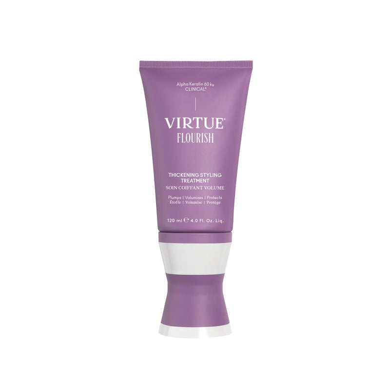VIRTUE Flourish Hair Thickening Styling Treatment for Thinning or Fine Hair, Volumizes and Thickens Thin Hair, 4 Fl Oz - Image 1