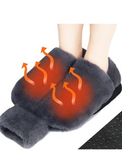 XiuWoo 2 in 1 Heated Foot Warmer, Hand Warmer, 2 Litre Hot Water Bottle, Soft Foot Warmer Pads with Soft Plush Cover, Anti-Slip Sole, Hot Water Bottle Pouch for Discomfort Relief, Keep Warm  - Image 1
