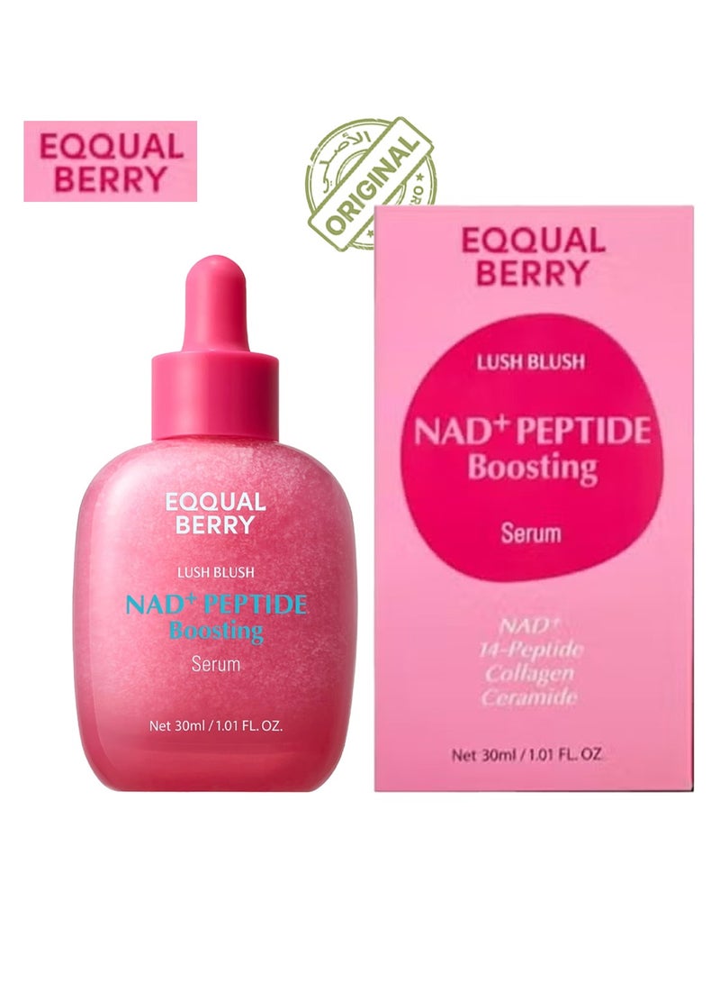 Eqqualberry Lush Blush NAD+ Peptide Boosting Serum 30ml - Image 1