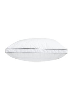 Comfy COMFY WHITE SOFT HOTEL QUALITY SET OF 2 DOUBLE PIPING PILLOW  - Image 3