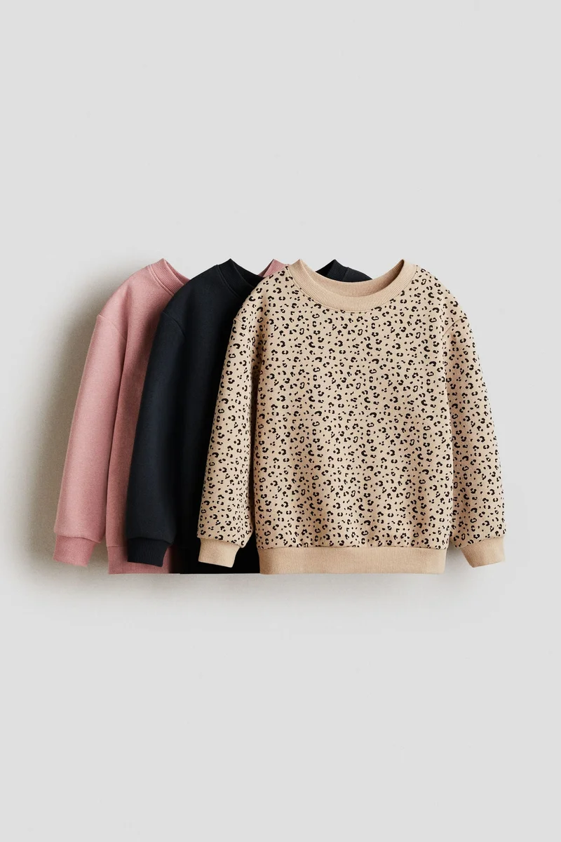H&M 3-pack sweatshirts