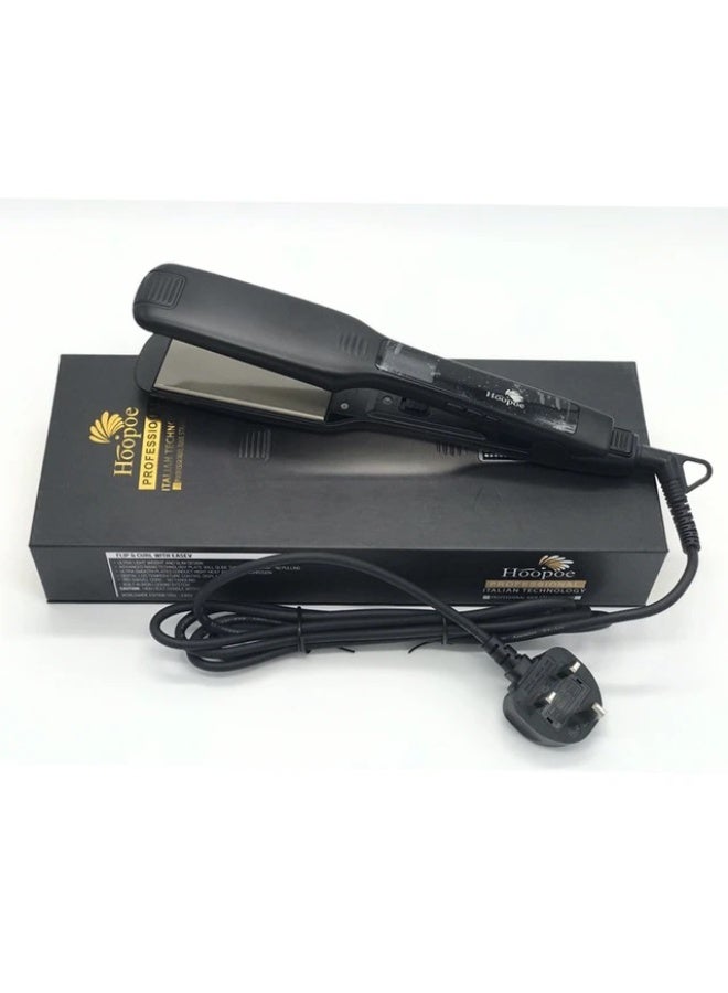 Hoopoe Professional Hair Straightener, Digital LCD Display, 44mm Nano Titanium Plates, Temperature Control 170-480°F, Tangle-Free Swivel Cord - Image 2
