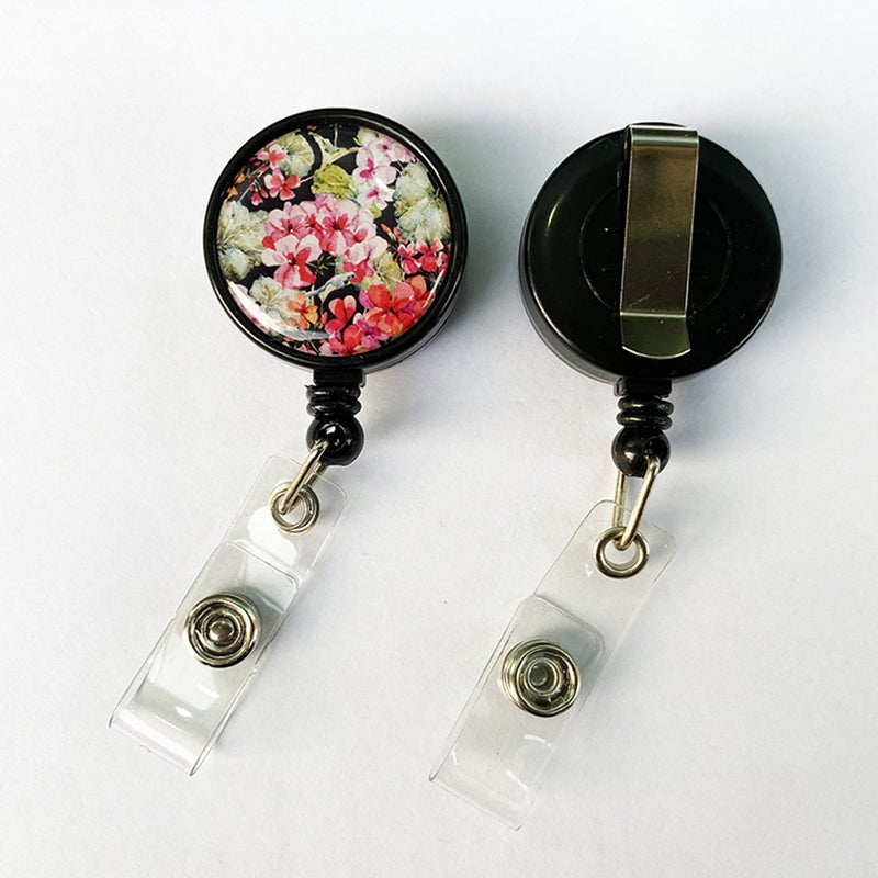 10 pcs Fashion Badge Holder Telescopic Keychain ID Holder Work Accessories for Daily Use - Image 3