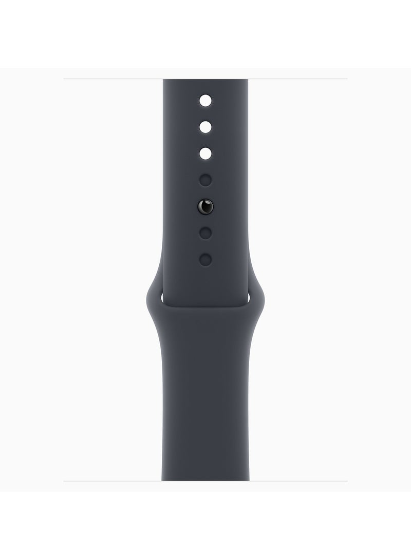 Apple Watch SE (2024) GPS 44mm Midnight Aluminium Case With Midnight Sport Band - Image 3