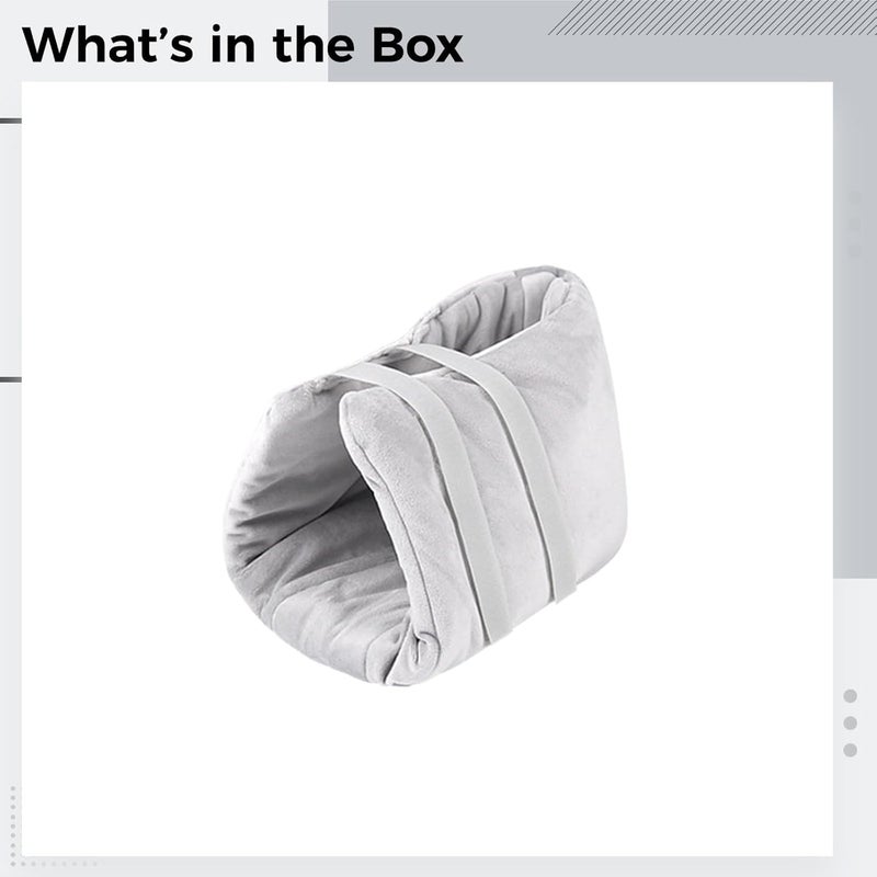 Pillow for Heel Support: Ultra-Soft Fabric, Bed Sore Prevention, Adjustable, Thick Filling - Image 4
