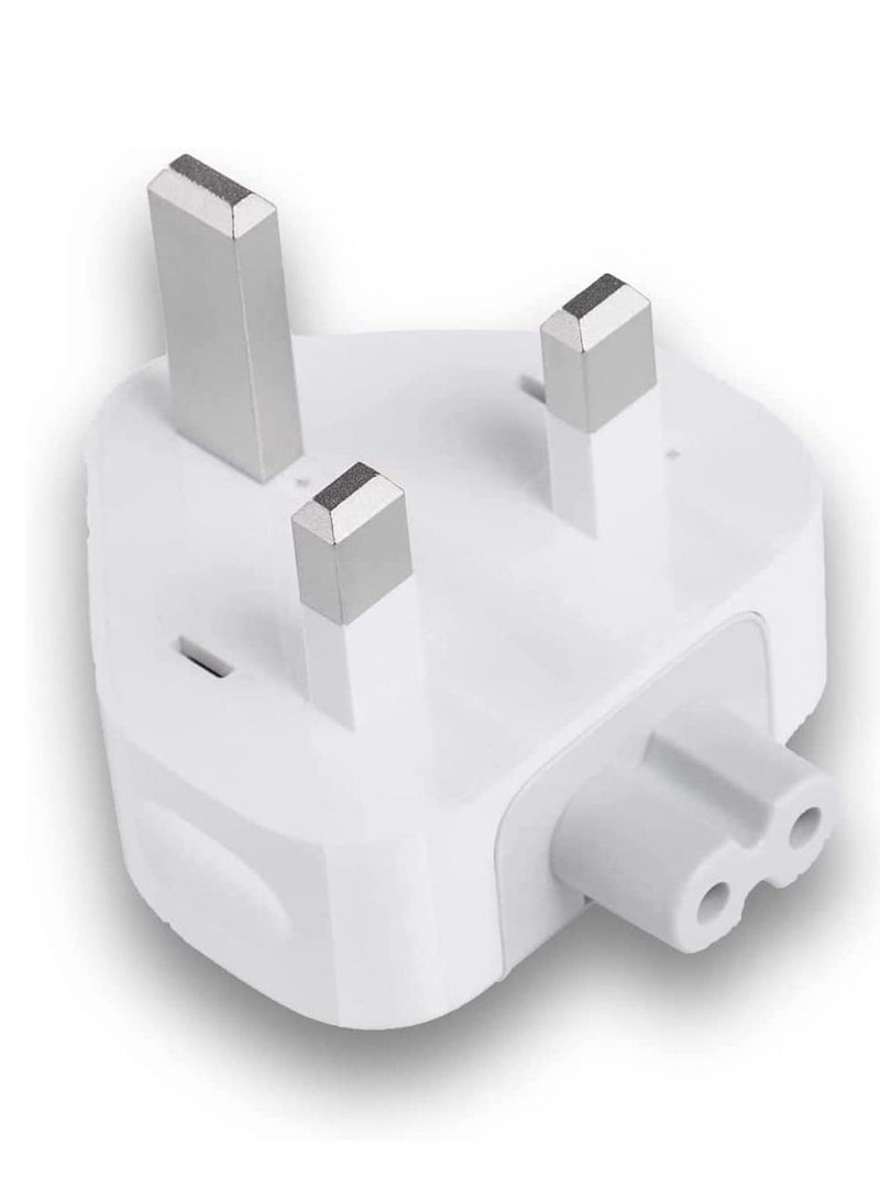 Ntech Wall AC Detachable Electrical UK Plug Duck Head for Apple iPad iPhone USB Charger MacBook Power Adapter