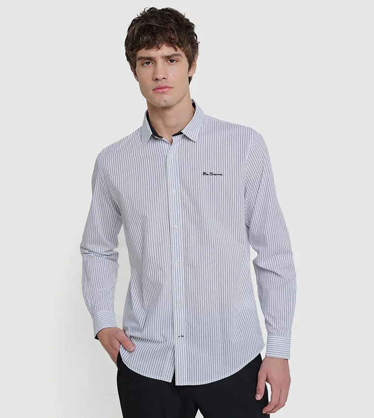 Ben Sherman Ben Sherman Men's Long Sleeve Striped Shirts