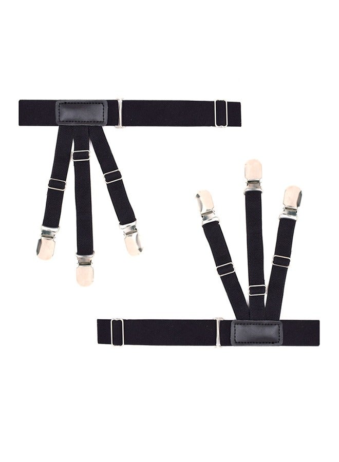 Pair Of Shirt Holder Black 