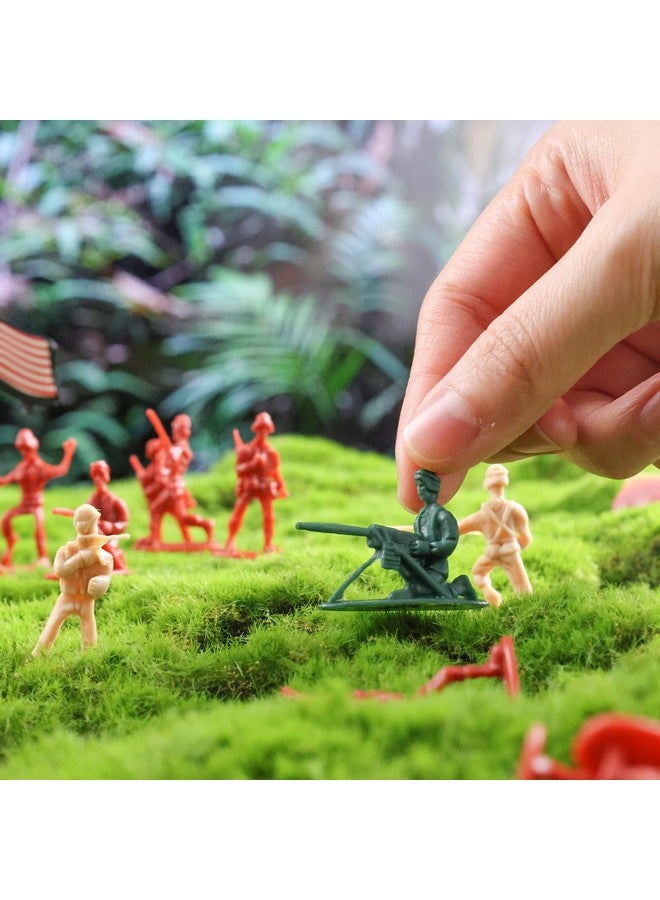 3 otters مجموعة جنود اللعب 300 قطعة من 3 قنادس، شخصيات رجال الجيش، ألعاب عسكرية للأولاد، هدايا عيد ميلاد للأطفال، 3 ألوان - Image 5