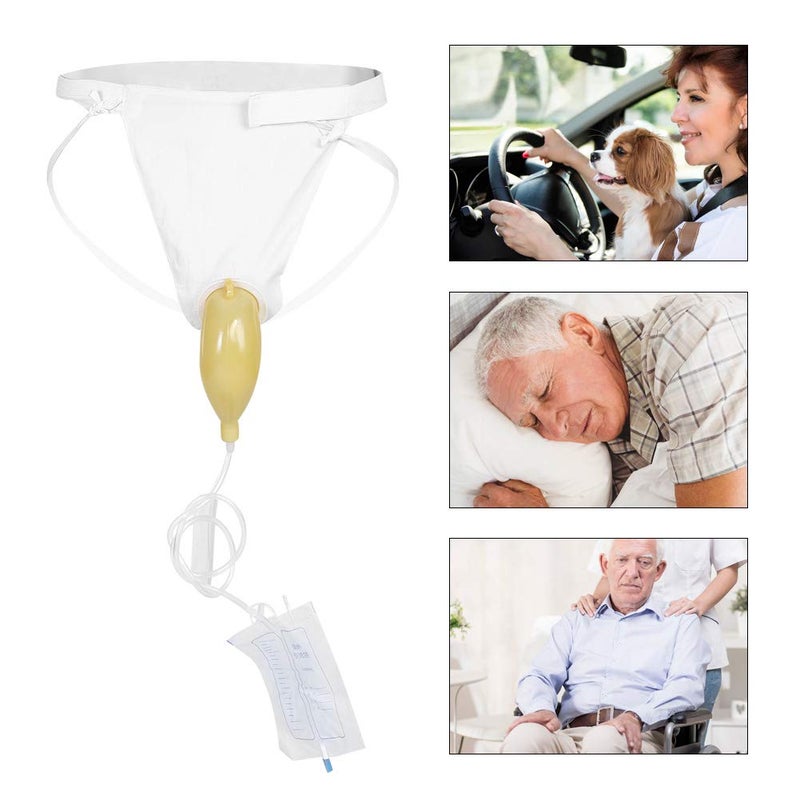 cheekyglo Silicone Urine Bag for the Elderly, Household Night-use Anti-overflow Collector Catheter, Suitable for Urinary Incontinence Urinals - Image 4
