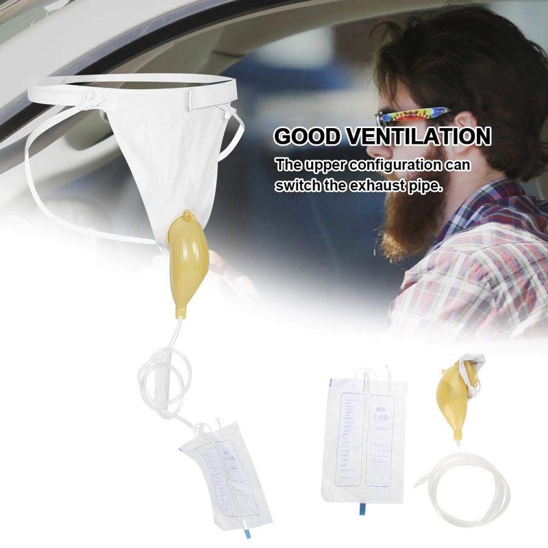 cheekyglo Silicone Urine Bag for the Elderly, Household Night-use Anti-overflow Collector Catheter, Suitable for Urinary Incontinence Urinals - Image 3