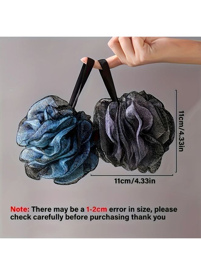 Green Unscented Gentle Scrubbing Bath Sponge With Mesh Pad And Bath Foam - Image 1