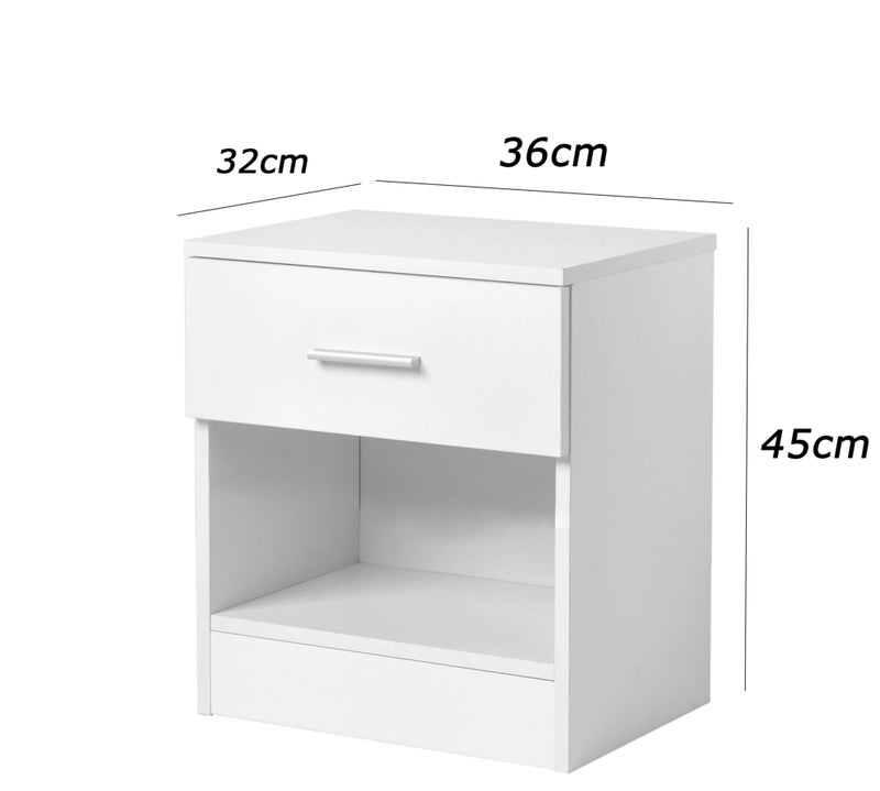 فرنتشر ستور كومود مودرن ام دي اف - ارتفاع 45 سم - عرض 36 سم - عمق 32 سم ، من فرنتشر ستور. - Image 4