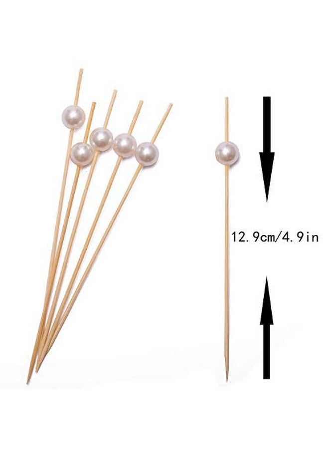 Adaamya® - 300 Pcs - Cocktail Picks Cocktail Sticks, Toothpicks Fruit Garnish Sticks, Bamboo Toothpicks Party Supplies (Mix Colors) (300) - Image 3
