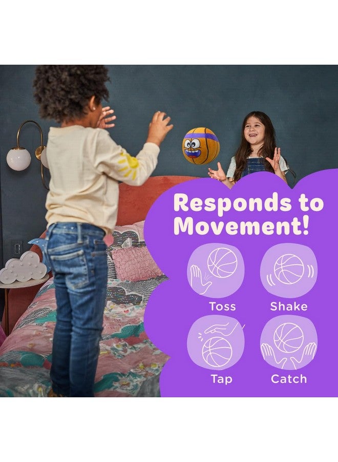 Move2Play موف2بلاي، لعبة تفاعلية مضحكة مع موسيقى وتأثيرات صوتية | هدية عيد ميلاد للصبي والبنت | كرة للأطفال والرضع | داخلية/خارجية | 1، 2، 3+ سنوات (كرة قدم) (كرة سلة) - Image 3