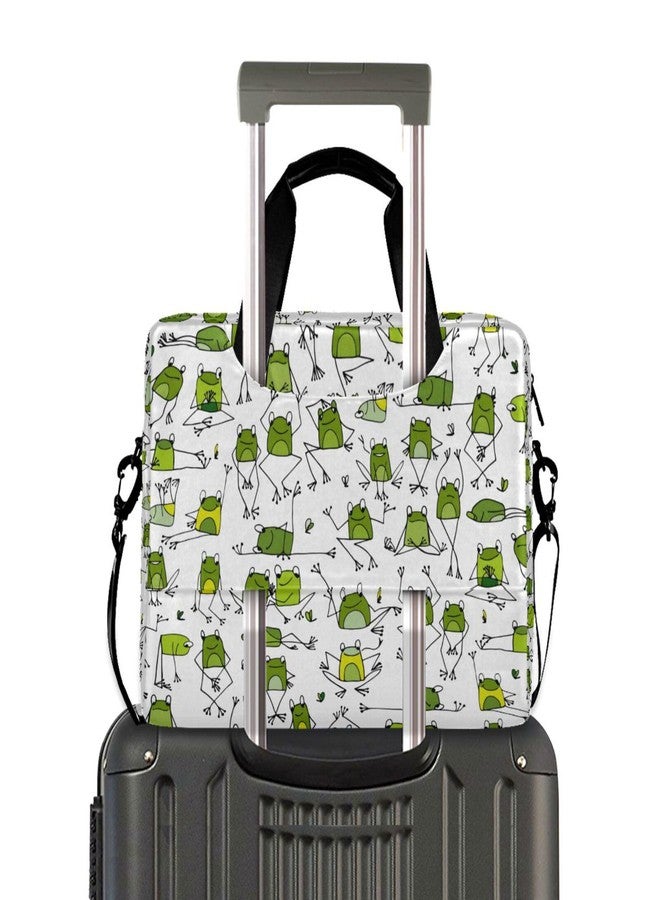 susiyo Laptop Bag Funny Frogs Sketch Briefcases Messenger Shoulder Bags for 15.6 inch Laptop or Tablet - Image 2
