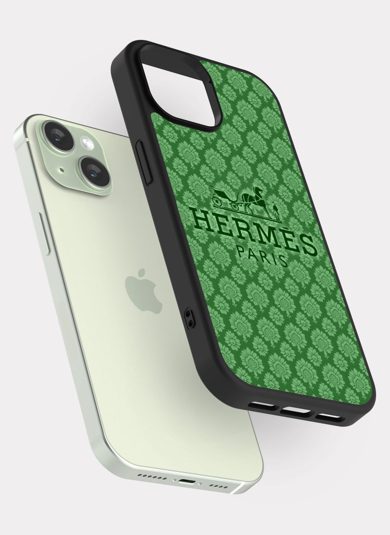 بكسلات كفر ايفون 15 هيرميس اسود - Image 2