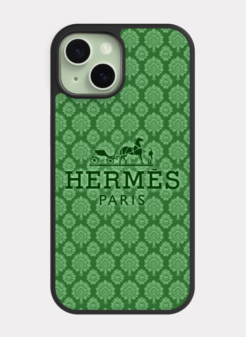 بكسلات كفر ايفون 15 هيرميس اسود - Image 1