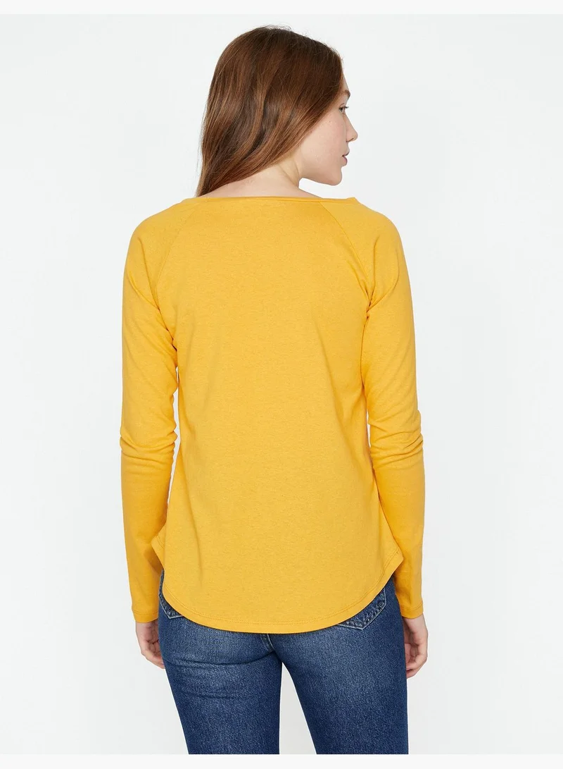 KOTON Letter Printed T-Shirt