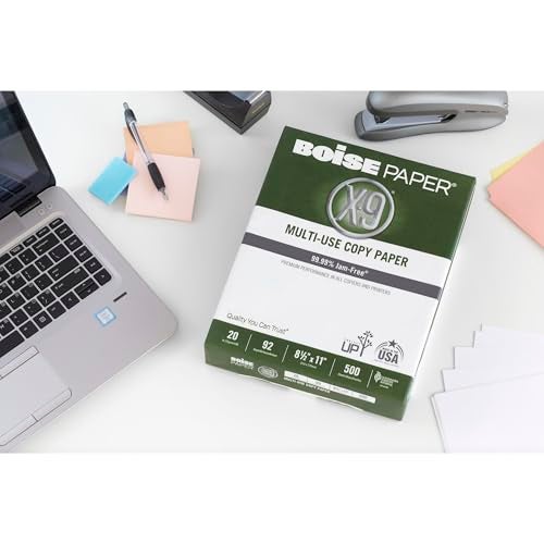 Boise X-9 Multipurpose Paper, 92 Bright, 8 1/2" x 11" Letter Size, 20 lb, 500 Sheets Ream - Image 2