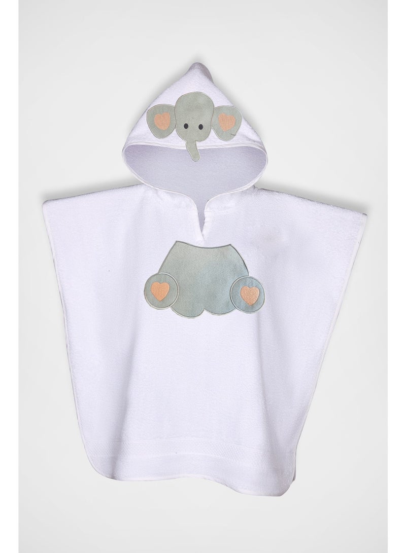 Creative Costumez Elephant Hooded Towel- (1-3 years) - Image 1