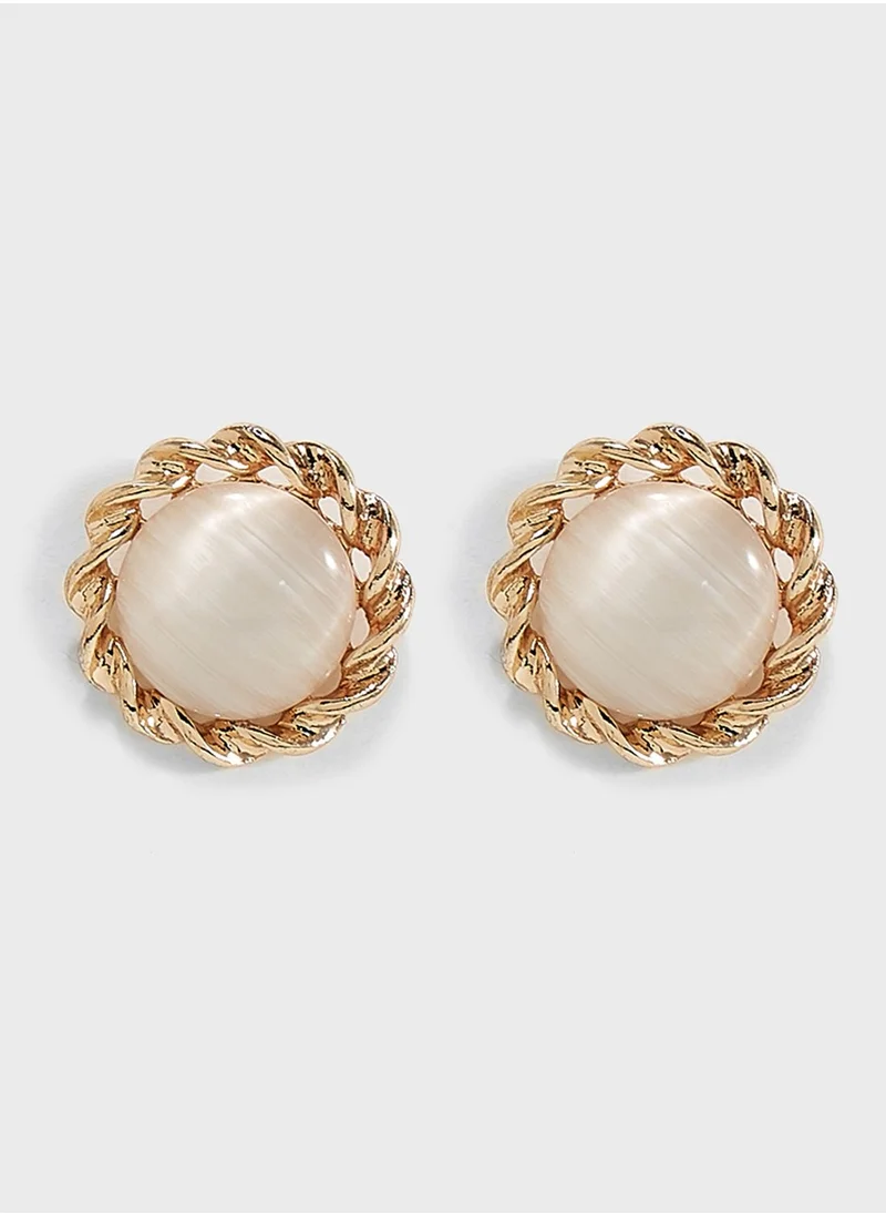 ELLA Button Detail Studs
